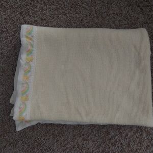Vintage CURITY Baby Blanket